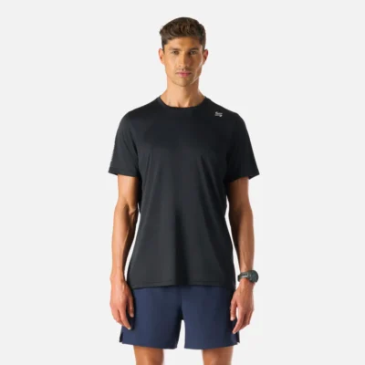 Polera Hombre Tempo Advanced T-Shirt Negro Vulcano