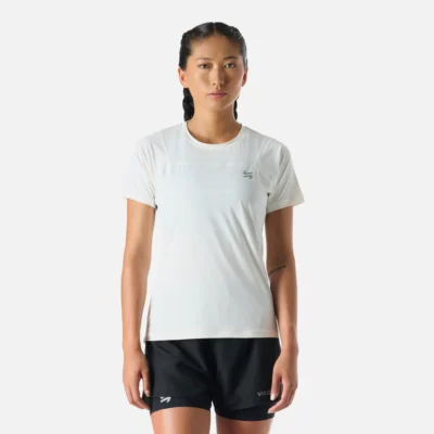 Polera Mujer Built To Move T-Shirt Blanco Vulcano